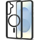 Tech-Protect Samsung Galaxy S26+ Magmat Kotelo - MagSafe-yhteensopiva - Musta / Kirkas