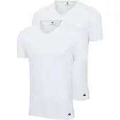 Adidas V-Neck - White - S