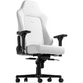 Noblechairs HERO Gaming Chair - White Edition, keinonahkaverhoiltu pelituoli, valkoinen/musta