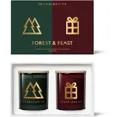 Skandinavisk Forest & Feast tuoksukynttilä lahjasetti 2 kpl 65 g
