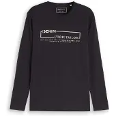 Tom Tailor DENIM Paita harmaa / antrasiitti / valkoinen