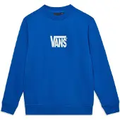 Vans Stretch Logo Crew - Blue - M