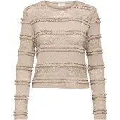 JDY Jdysarah L/S Lace Top Jrs Noos - Beige - M
