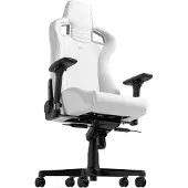 Noblechairs EPIC Gaming Chair - White Edition, keinonahkaverhoiltu pelituoli, valkoinen/musta