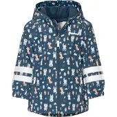 Playshoes Toiminnallinen takki marine / hopeanharmaa / pastellioranssi / valkoinen