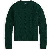 Ralph Lauren Cable-Knit Wool-Cashmere Sweater - Green - S