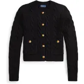 Ralph Lauren for woman. 211978312001 Black wool cardigan (XS), Casual