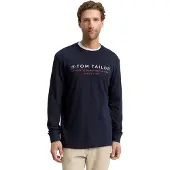 Tom Tailor Printed Longsleeve - Navy - L