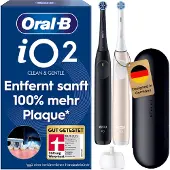 Oral-B iO2 Duo Sähköhammasharja tuplarungolla Musta ja Pinkki