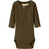 Name it Nbmopelle Ls Slim Body Lil - Brown - 86