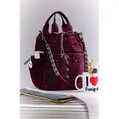 Desigual Reppu burgundin punainen