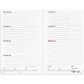 Mayland System Mini ugekalender tværformat REFILL 2027