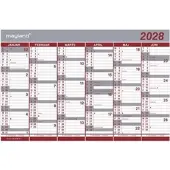 Mayland Kontorkalender Dobbelt halvårskalender 2028