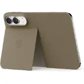 Apple iPhone Duo Folio -kuori pöytätuella, kaarnanvärinen