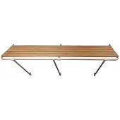 Osculati Ruostumaton Teräs Tiikkikantinen Peräallas 200x55 Mm