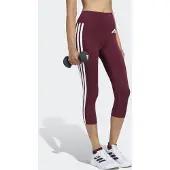 Adidas Urheiluhousut 'Optime Essentials' burgundin punainen / valkoinen