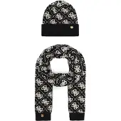 GUESS Kaulaliina musta / offwhite