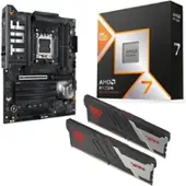 Asus TUF GAMING X870-PLUS WIFI + 9800X3D + 32GB DDR5 6000MHz -tuotepaketti