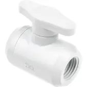 Alphacool Eiszapfen 2-suuntainen palloventtiili, G1/4", valkoinen