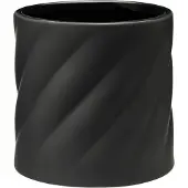 Cooee Design Twist kukkaruukku Black, medium Ø19 cm