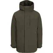 Jack & Jones Talviparka 'JJEKeen' tummanvihreä