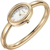 BURKER Watches Analoginen kello 'Diana Gold White' kulta