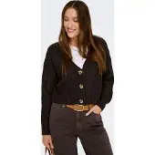 ONLY Onlcarol Nice L/S Cardigan Knt Noos - Brown - M