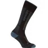 Icebreaker Women's Merino Ski+ Medium Black/Dawn/Graphite Hiihto- ja laskettelusukat 38-40