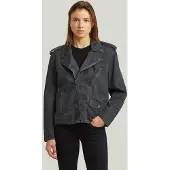 G-Star Perfecto Jacket - rinsed ink blue coated - Women