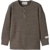 Name it Nmmwyla Wo/Vi Ls Top - Brown - 110