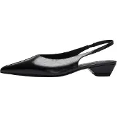 Selected Slwgreta Leather Slingback - Black - 39
