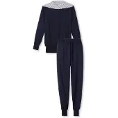 Calida Pyjama ultramariini / valkoinen