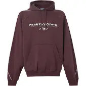 New Balance Collegepaita viininpunainen / valkoinen