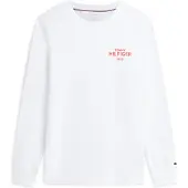 Tommy Hilfiger Paita '1985' vaaleanpunainen / valkoinen