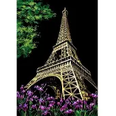 Figure'd Art Figured Art Raaputusmaalaus A3 Eiffel Tower in Paris