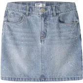 Name It Kids Nkfemma Rhine Dnm Skirt 6608-Im - Blue - 158