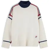 Tommy Hilfiger Neulepaita vaaleabeige / laivastonsininen / tummanpunainen