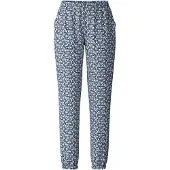 Calida Pyjamahousut vaaleansininen / tummansininen / valkoinen