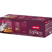Animonda Vom Feinsten 12x85g Vom Feinsten Adult kastikkeessa lajitelma (2 makua) animonda