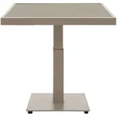 Brafab Scale sohvapöytä 85x85 cm khaki / Greish Ceramic