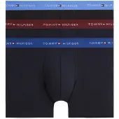 Tommy Hilfiger Underwear Bokserishortsit 'Essentials' sininen / taivaansininen / tummanpunainen / musta