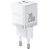 Baseus Palm 20W USB-C USB-A Wall Charger - White