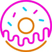 Candy Shock Neonvalo, Donut