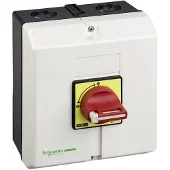 Schneider Electric VCF4GE, Kiertokytkin, 3P, musta, Punainen, Keltainen, IP65, 63 A, 2100 A