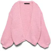 Vero Moda Neuletakki 'VMMAYBE' vaalea pinkki