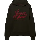 Superdry for man. M2014566A Black Vintage Script Hoodie (XL), Casual, Cotton