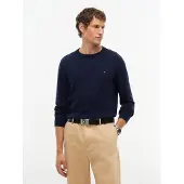 Tommy Hilfiger Vyö 'Flag Plaque' musta / hopea