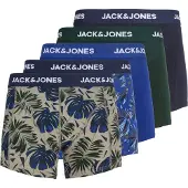 Jack & Jones Jachendo Leaves Trunks 5 Pack - Khaki green - M