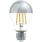 Eglo LED-lamppu A60 Standard Top-sail 7.3W/827 806 lumen clear/chrome E27