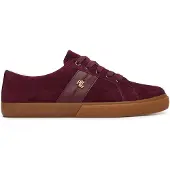 Ralph Lauren Janson Ii Suede & Nappa Leather Sneaker - Burgundy - 37